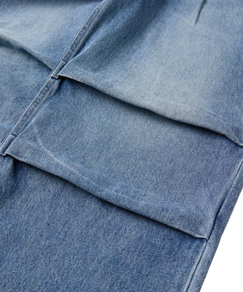 Джинсы парашюты washed Blue