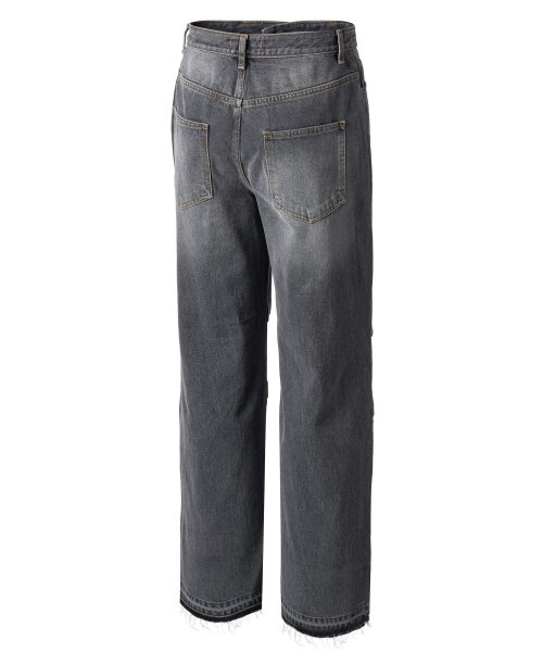 Джинсы парашюты washed Black