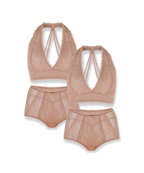 ELEGANCE BRALETTE PANTY 4PCS PACKAGE SET