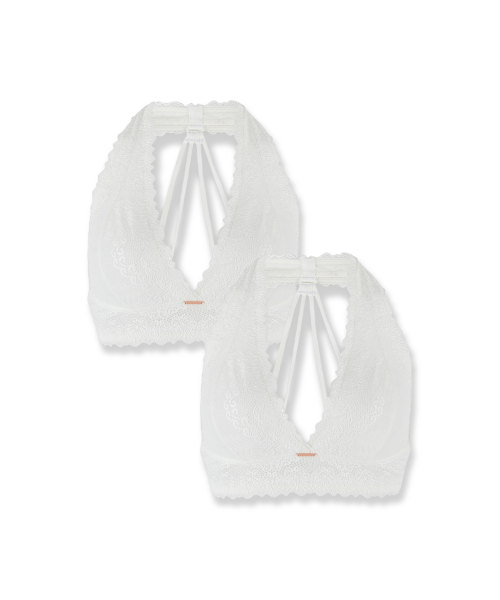 ELEGANCE HALTER- NECK BRALETTE 2PCS PACKAGE SET