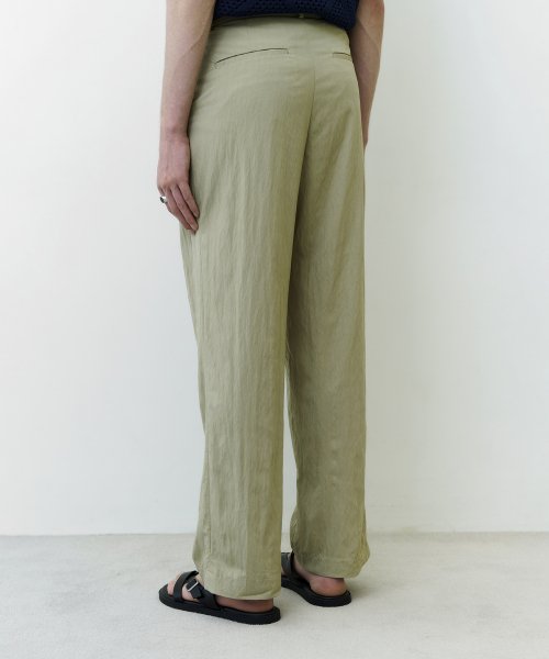 Летние нейлоновые брюки со складкой Deep Beige