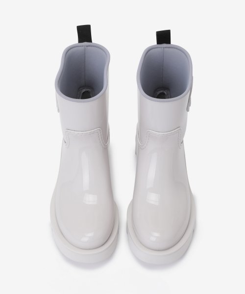 Gray store rain boots