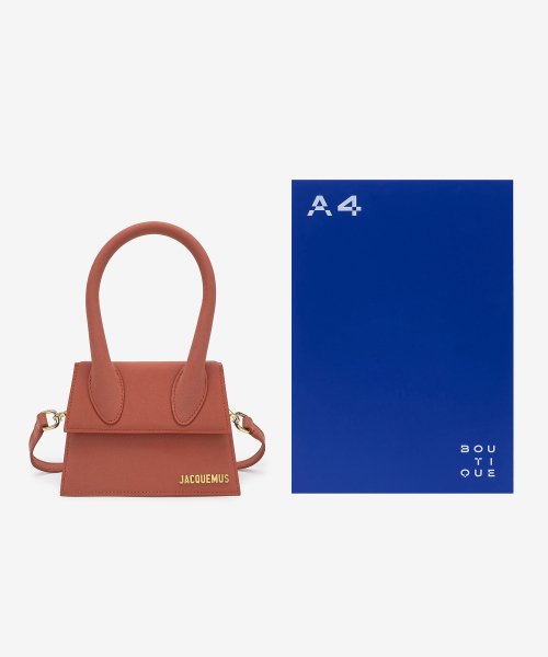 MUSINSA | JACQUEMUS Women's Le Chiquito Moyen Tote Bag - Dark Red