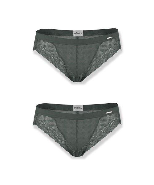 DOT LACE PANTY 2PCS PACKAGE SET