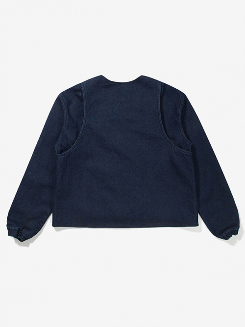 Женская джинсовка без воротника W / Denim