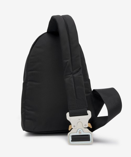 Black store buckle backpack