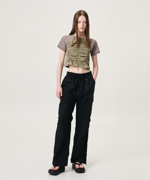 Eyelet Pocket 2-Way Cargo брюки, черный