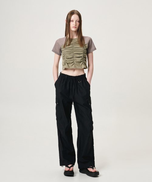 Eyelet Pocket 2-Way Cargo брюки, черный