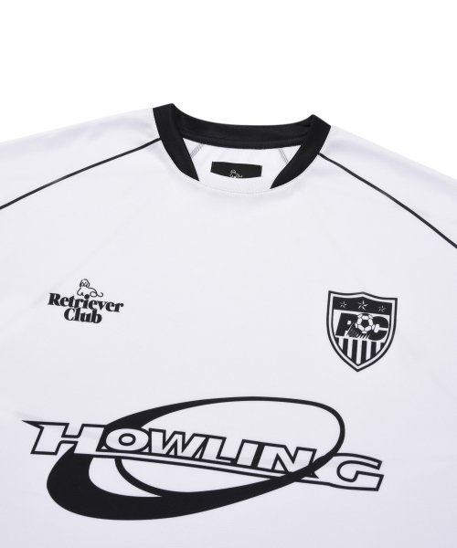 MUSINSA  RETRIEVER CLUB HOWLING SOCCER JERSEY [WHITE]