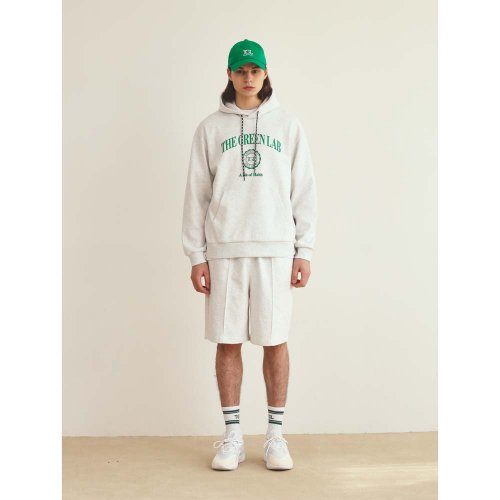 Спортивные шорты Essential 5/8 White Melange Green Black