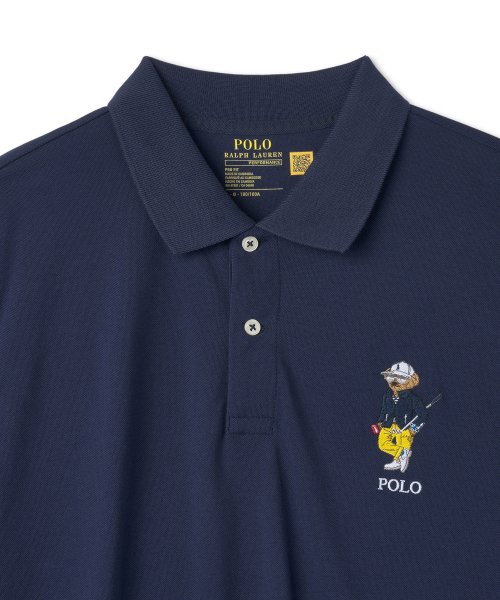 Поло Custom Slim Performance Bear - Navy