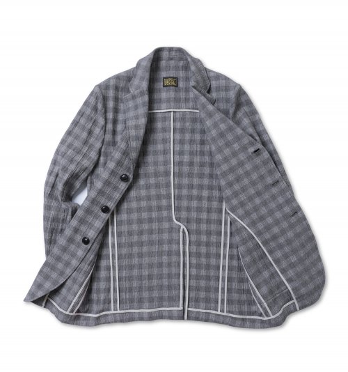 черный PP Gingham Check blazer