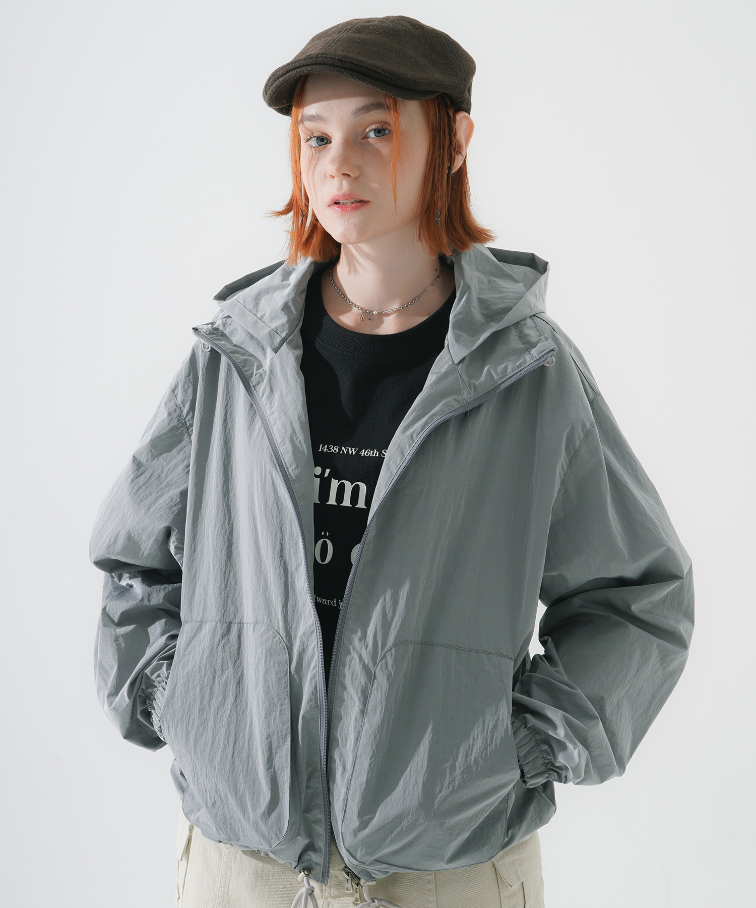 Lala Windbreaker серый MJOT7655