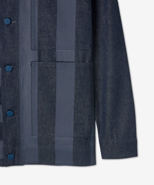 Принтованная джинсовка - Blue:Dark Navy / CRTWXOUW013DEN0107560