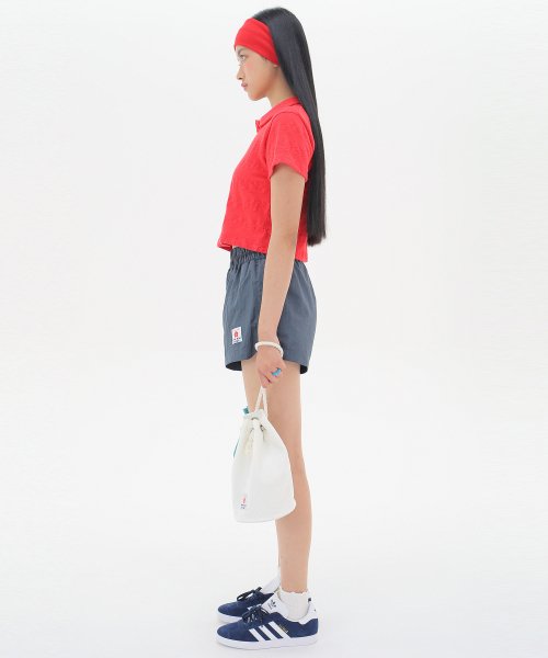 Кроп-поло Crop PK T-shirts_Red