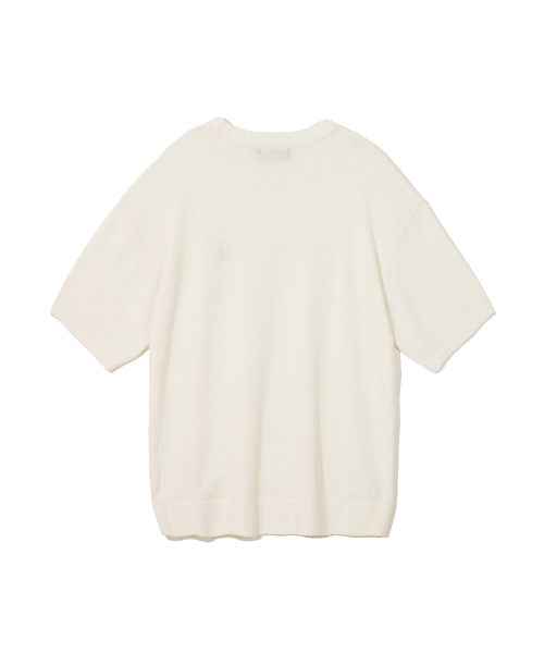 [COOL] HERITAGE DAN ROUND NECK BOUCLE SS KINT IVORY