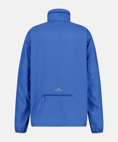 Packable UV Light Jacket Blue