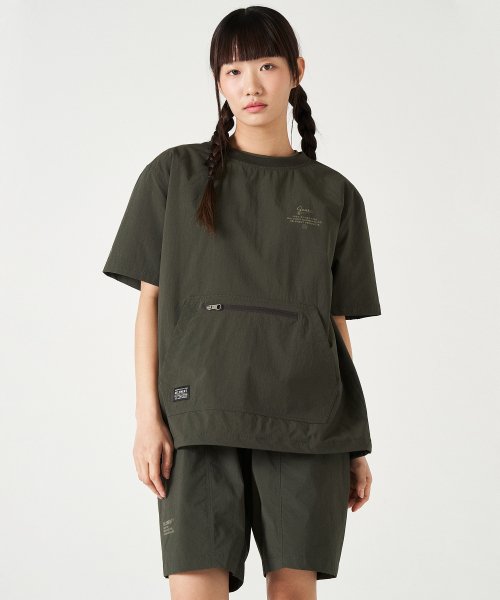 Ветровка с коротким рукавом KHAKI