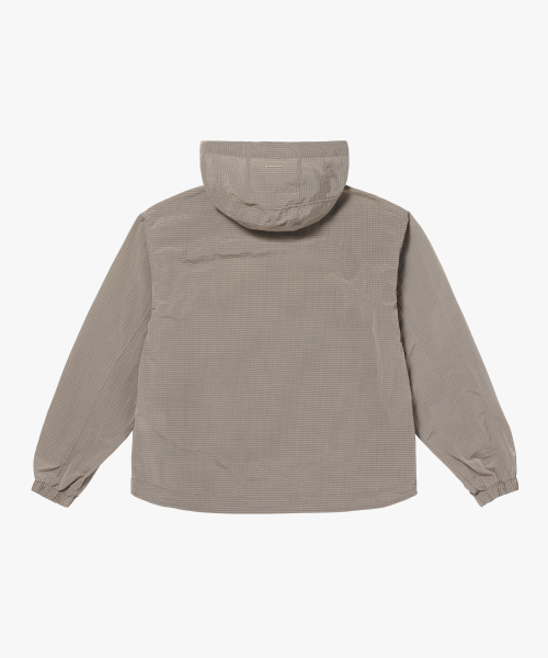RIPSTOP HOODED ANORAK-бежевый