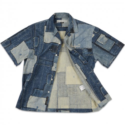 DV.LOT 682 INDIGO BORO рубашка