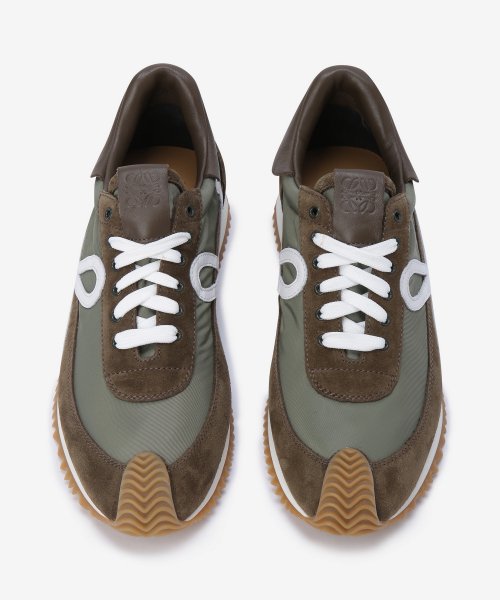 MUSINSA | LOEWE Flow Runner Sneakers - Dark Khaki Green / M816282X943969