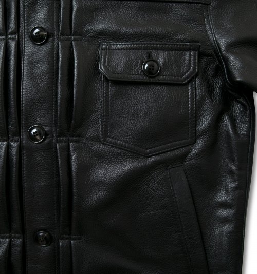 черный PP 1st Type черный Leather куртка