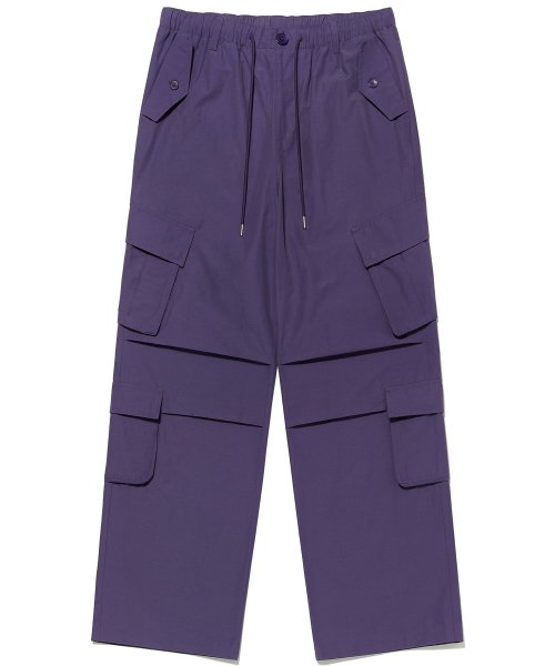 NYLON CARGO PANTS [PURPLE]