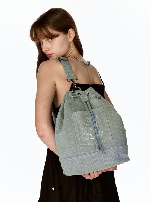 MUSINSA | FILLINTHEBLANK Yoko Bucket Bag (denim) (M)