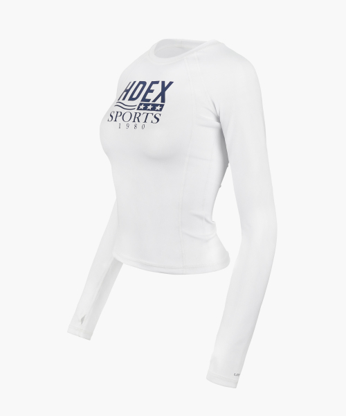 womens standard fit pullover rash guard 2 color