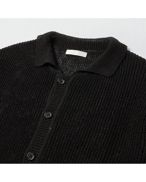 Кардиган с бумажным воротником (Black)