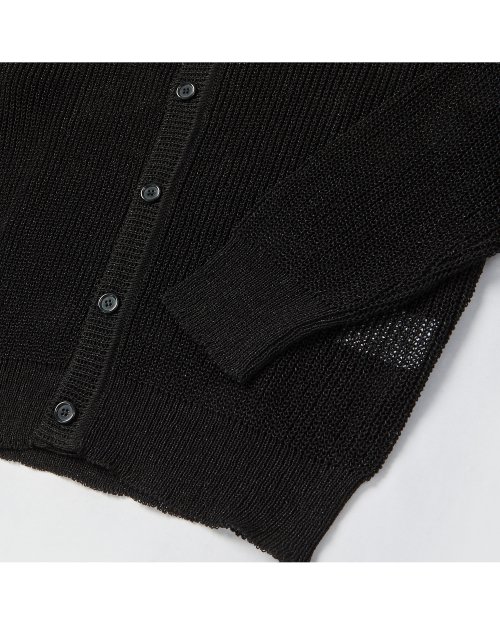 Кардиган с бумажным воротником (Black)