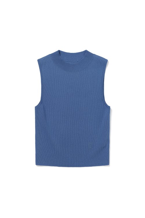 VISCOSE SLEEVELESS [BLUE]
