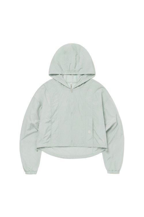 SHEER HOODED JACKET [LIGHT MINT]