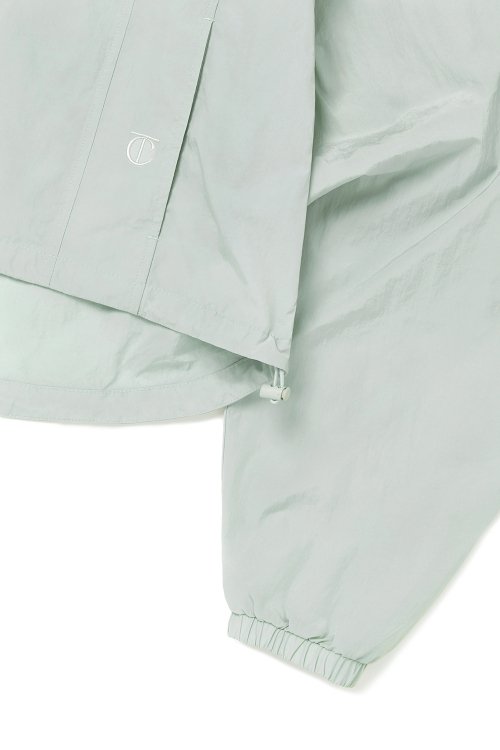 SHEER HOODED JACKET [LIGHT MINT]