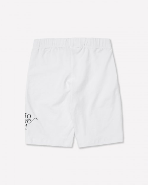 (PLAYBOY x DIMITO) SPANDEX BIKER SHORT белый