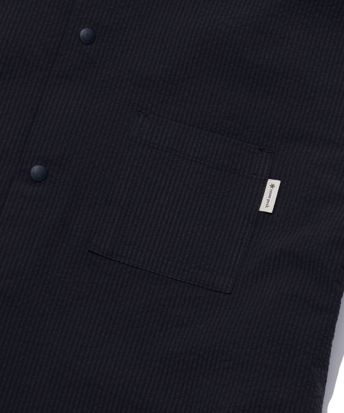 Seersucker рубашка с коротким рукавом Dark Navy (S23MMFSH18)