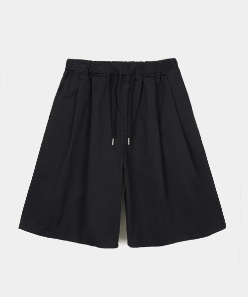 Широкие хлопковые шорты со складками (3 COLOR)