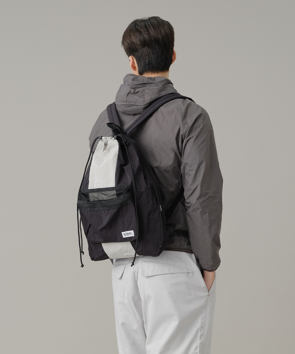 TWO WAY BASKET SLING BACK PACK GRAY