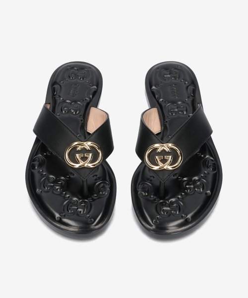 Black gucci thong sales sandals