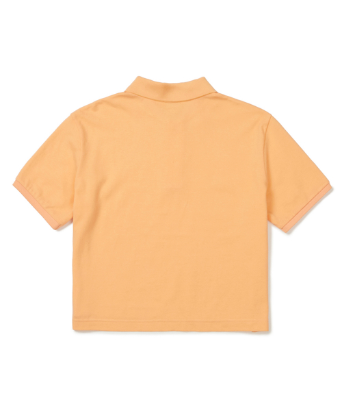 [23SS clove] pique crop t-shirt (orange)