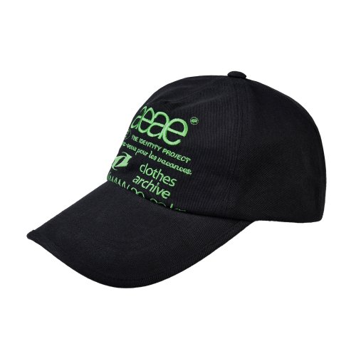 MUSINSA | THE IDENTITY PROJECT AEAE wep log ballcap [black-green]