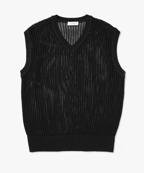 MUSINSA | LEMARD Skasi Vest Knit - Black