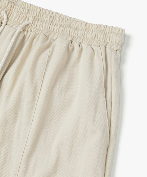 Slouchy карго-брюки на резинке — Cream