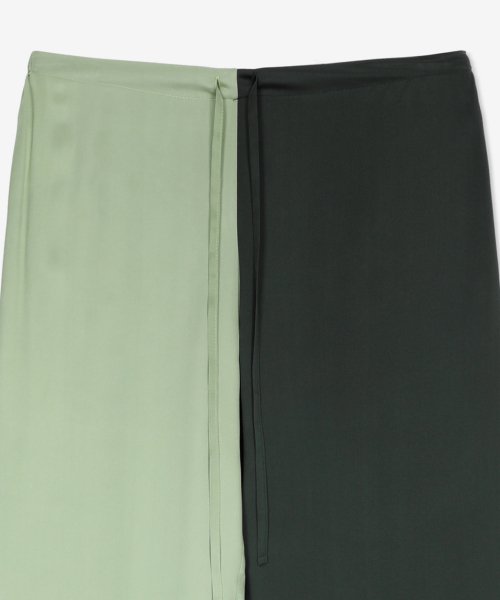 Брюки палаццо хаф-колор - Multi Green / N1024AMULTIGREEN