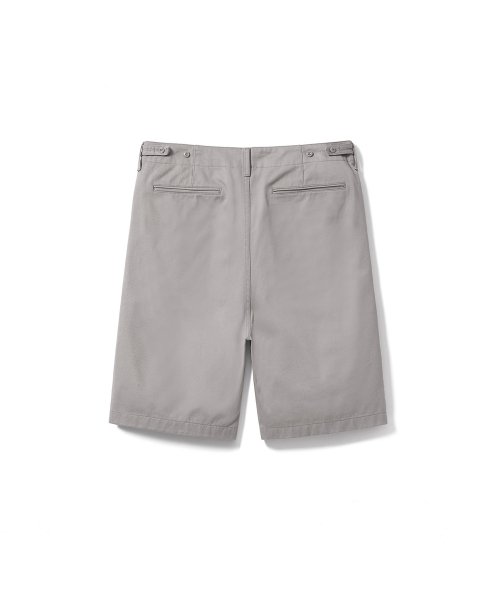 officer chino shorts серый
