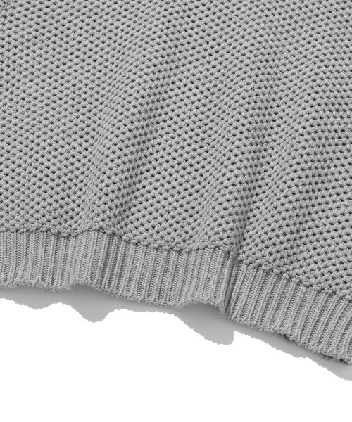 Хлопковый жилет с круглым вырезом MELANGE GREY