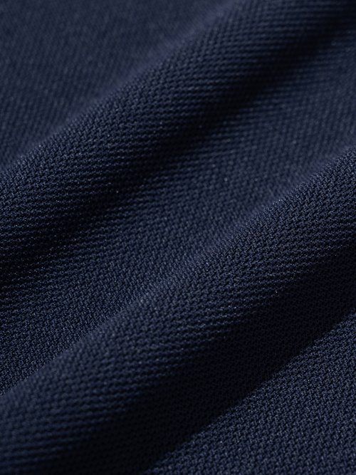 Женская футболка-поло с вышивкой navy