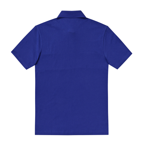 one point block polo shirts r/blue (men)