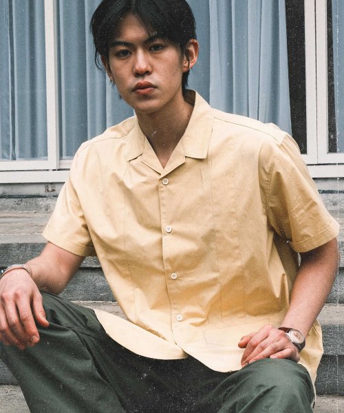 GUAYABERA SHORT SHIRTS [popcorn]