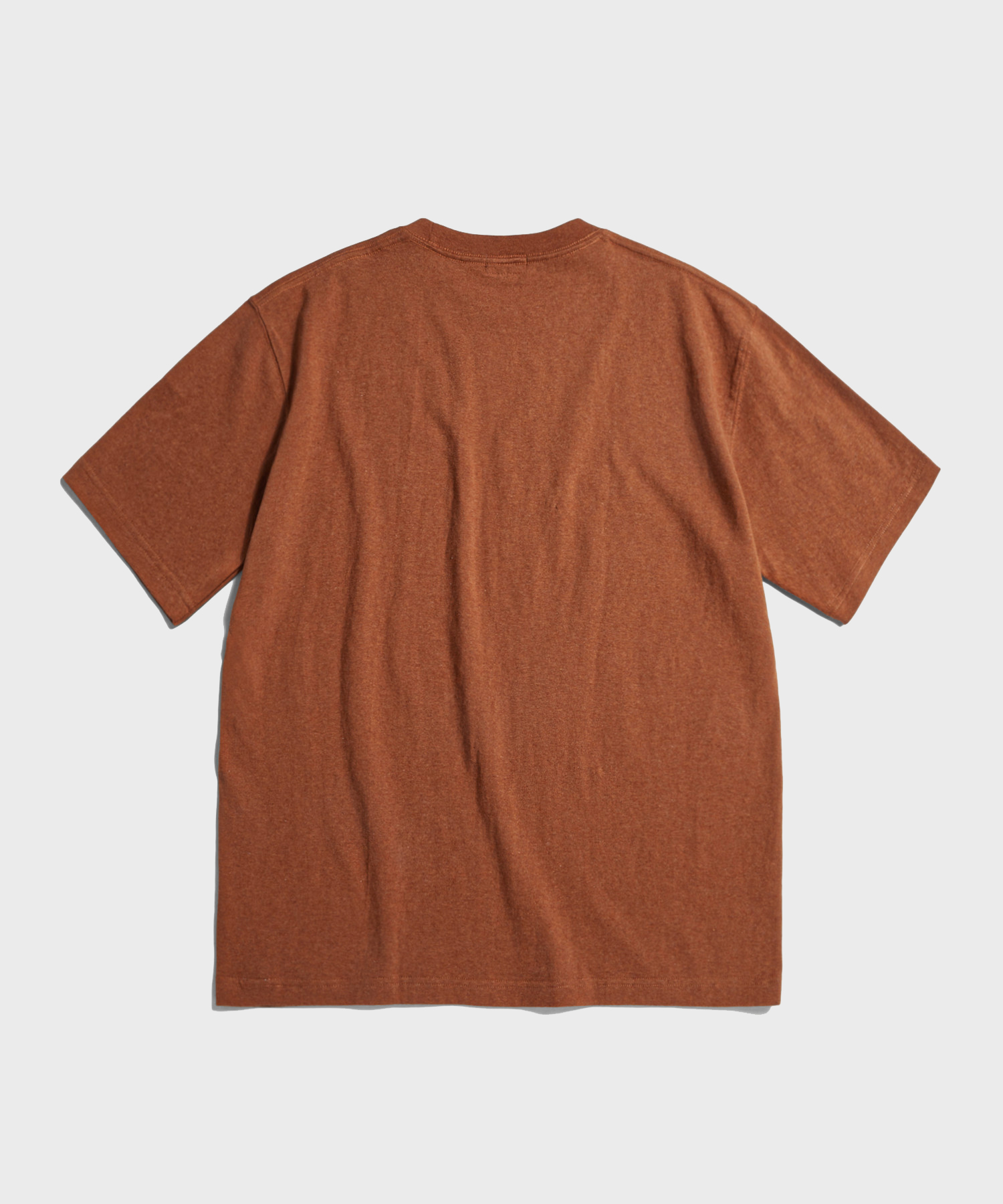 9oz USA cotton tubular tee orange красный